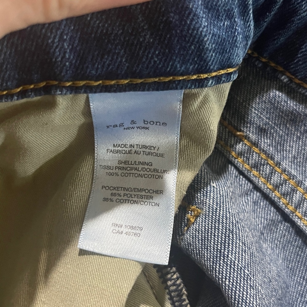 rag & bone Logan Wide Leg Jeans (Annalise) 28, ANNALISE - Picture 5 of 8
